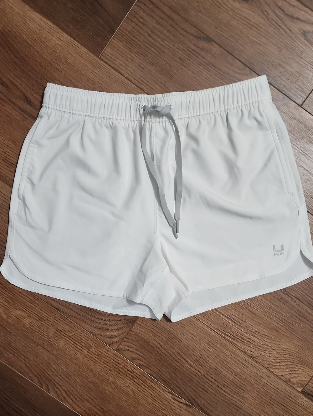 Huk White Shorts
